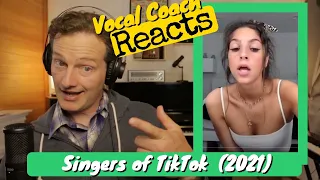 Vocal Coach REACTS - The Best singers on TikTok (2021)