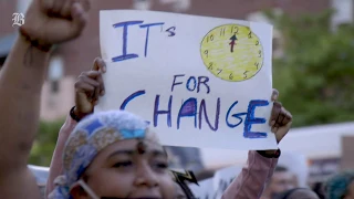 Protestors in Boston march to the State House for the death of George Floyd