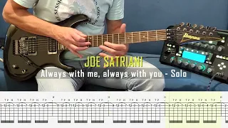 Joe Satriani - Always with me, always with you - Guitar solo cover #17