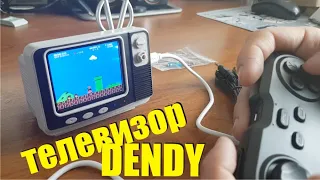 Телевизор с встроенной денди 108 игр. 8 бит. Family pocket  GV 300 Bookshelt retro tv game. Обзор.