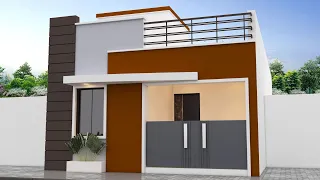 20x40 new house front elevation design