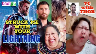 MAMA LULU CRUSHES THOR (CHRIS HEMSWORTH) @OTAKOYAKISOBA  | DRAFTIFY