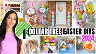 EASY Dollar Tree EASTER DIYS for 2024! 🐰 HIGH-END quick hacks (really!)