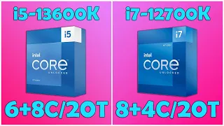 i5-13600K vs i7-12700K. Gaming Test