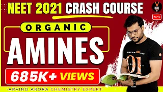 Amines Organic Chemistry Class 12 One Shot | NEET 2023 Preparation | NEET Chemistry | Arvind Sir