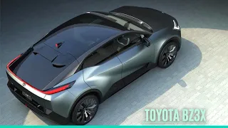 Electric TOYOTA bZ3X compact SUV CONCEPT - 2022 LOS ANGELES AUTO SHOW