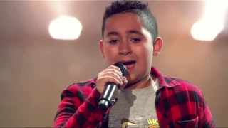 Halo - Zakaria best cover - The Voice Kids 2016   The Blind Auditions