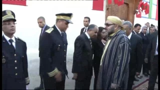 Visite de SM le Roi Mohammed VI sur le chantier de Dar El Bacha (JT AL OULA VA)