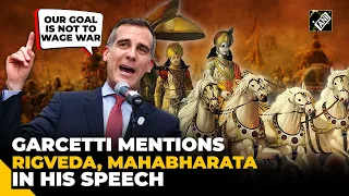 “Indra, the most powerful God” Eric Garcetti cites Mahabharata, Rigveda to define US’ foreign policy