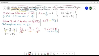 Mates 3º.(3) Problema stma ecuaciones