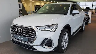 2020 Audi Q3 Sportback S line 35 TDI (150hp) - Visual Review!