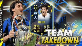 93 FUT Captain Hero Diego Milito Team Takedown vs @AJ3 !!!