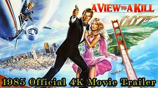 A View to a Kill (1985) | Official Movie Trailer | 4k Remastered