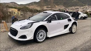 Essais Monte-Carlo 2024 / Adrien Fourmaux-Alex Coria / Ford Puma WRC