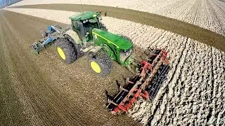 John Deere 8230 using iTEC Pro Automatic Turning - Wilhelmina Polder