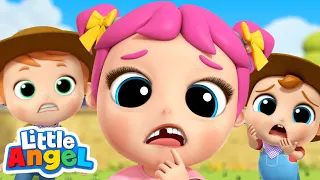 Oh No, My Tooth is Loose! | Wobbly Tooth Song | Little Angel Kids Songs & Nursery Rhymes