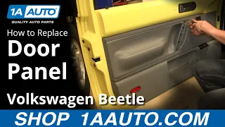 How To Remove Door Panel 98-10 VW Volkswagen Beetle