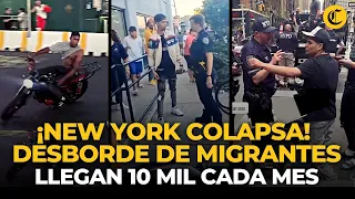 🇺🇸 EE.UU.: NUEVA YORK COLAPSA tras masiva llegada de MIGRANTES, así se vive el CAOS | El Comercio