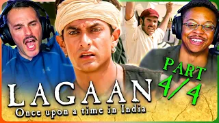 LAGAAN: ONCE UPON A TIME IN INDIA Movie Reaction Part 4/4! | Aamir Khan | Gracy Singh