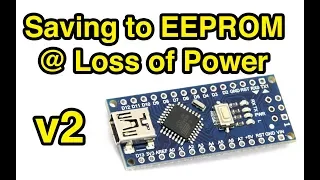 Arduino Power Loss Detection with 2 Components - Saving State to EEPROM