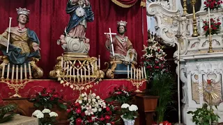 Diso SANTI FILIPPO E GIACOMO festa 2023. Interno chiesa parrocchiale.