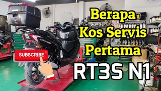 Service Pertama RT3S N1 | Tayar Kena Paku | Hai la nasib #motovlogger #scooter #momengadget