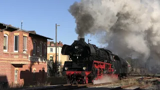 Steam locomotives and diesel locomotives of the former GDR | German Main Line Steam (4K)