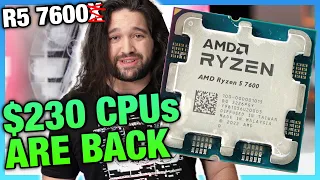 AMD's New $230 Ryzen 5 7600 CPU | Review & Benchmarks (ft. PBO)