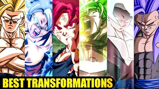 Top 10 Best Transformations In Dragon Ball Universe Cannon and Non-Cannon/In Hindi/Next Jen Comics||