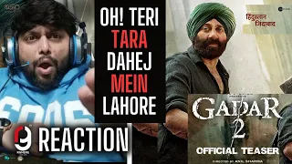 Gadar 2 Teaser | In Cinemas 11th August | Sunny Deol | Ameesha Patel | Anil Sharma | REACTION BY RG