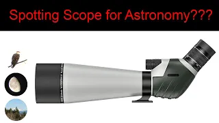 MidTen 20-60x 80mm Spotting Scope Review - Can a Spotting "Telescope" be Used for Astronomy???