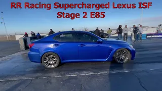 600 whp Supercharged Lexus ISF - dyno & 1/4 mile drag racing