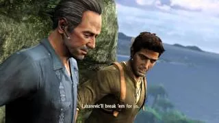 Uncharted Collection: Among Thieves - Chap 4: Nate & Sully "Cya In Hell Kid" Split Up Cutscene PS4