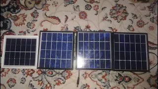 Портативная  солнечная батарея 9вт  своими руками