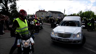 Pamięci naszej koleżanki motocyklistki. Ostatnia droga.