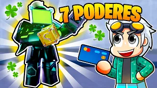 ¡Los 7 PODERES SECRETOS del NUEVO TITAN CLOVER MAN en Toilet Tower Defense Roblox!