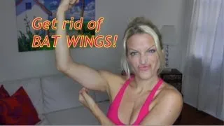 BAT WINGS, get rid of flabby triceps, loose skin, best arm workout for women!