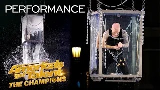 Spencer Horsman Attempts His MOST DANGEROUS Escape Yet! - America's Got Talent: The Champions