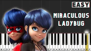 Miraculous Ladybug Theme Song | Piano Tutorial (EASY)