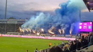 2. Bundesliga: VfL Osnabrück - Hamburger SV | Pyro | Stimmung | 1. Sieg