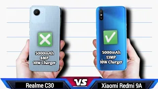Xiaomi Redmi 9A vs Realme C30