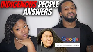 American Couple Reacts "Indigenous People Answer Commonly Googled Questions About Native Americans"