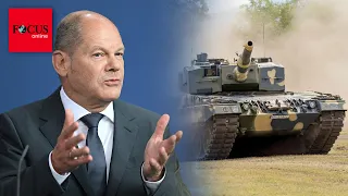 Scholz will der Ukraine Leopard-2-Panzer liefern