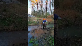 BEAVER DAM REMOVAL IN ONE MINUTE! By The Bridge! #shorts