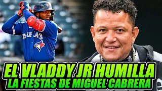 Vladimir Guerrero Jr Castiga Con Jonron En Celebración De Miguel Cabrera