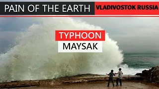 Typhoon Maysak hit Vladivostok, Russia