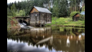 Зимний шурф.Водяная мельница.Радуют находки.