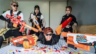 LTT Nerf War : SEAL X Warriors Nerf Guns Fight Criminal Group Mr Cowboys Famous Gangsters