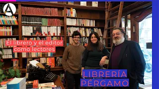 El librero y el editor como lectores- Librería Pérgamo
