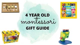 Montessori Inspired Gifts For 4 Year Olds